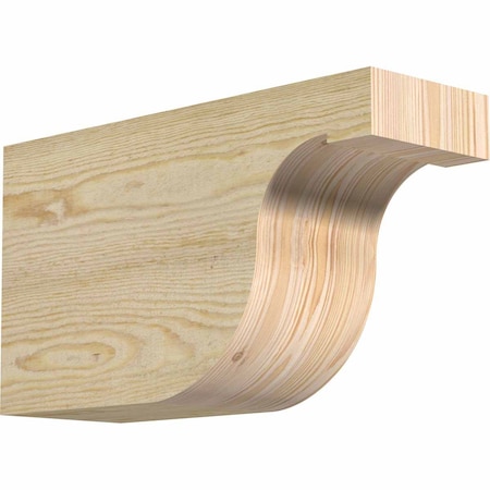 Ekena Millwork Del Monte Rough Sawn Rafter Tail, Douglas Fir, 6"W x 10"H x 18"L RFT06X10X18DEL00RDF